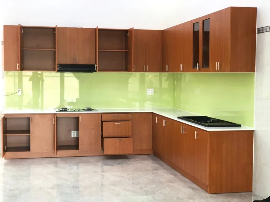 Phòng bếp - Phòng bếp Nhà phố Long An - Phong cách Modern | Space T
