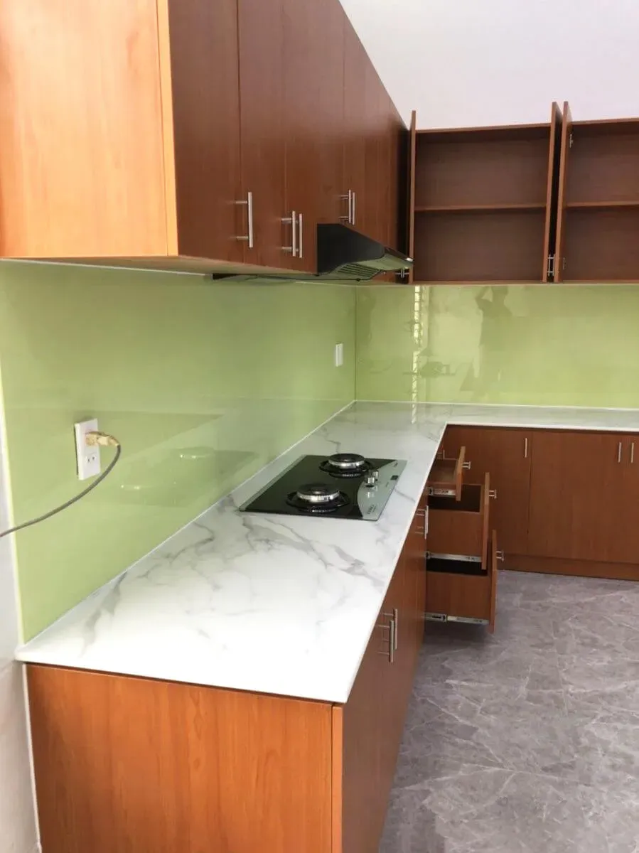 Phòng bếp - Phòng bếp Nhà phố Long An - Phong cách Modern | Space T