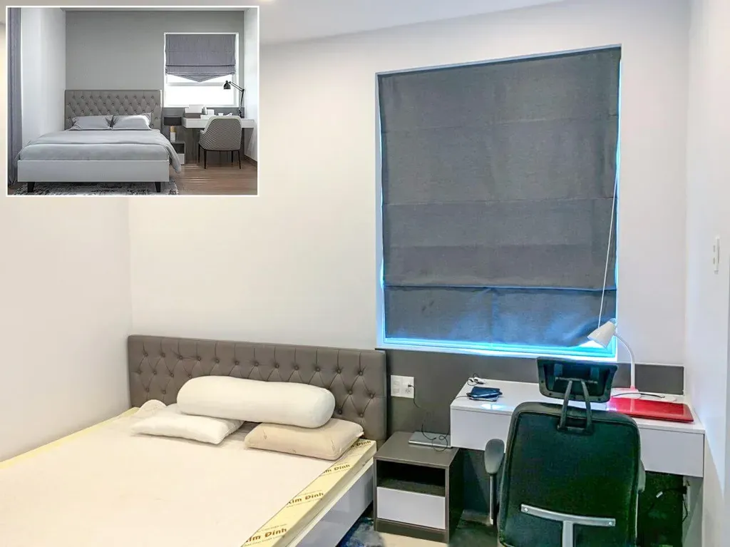 Phòng ngủ - Căn hộ Tân Phước Plaza Quận 11 - Phong cách Modern | Space T