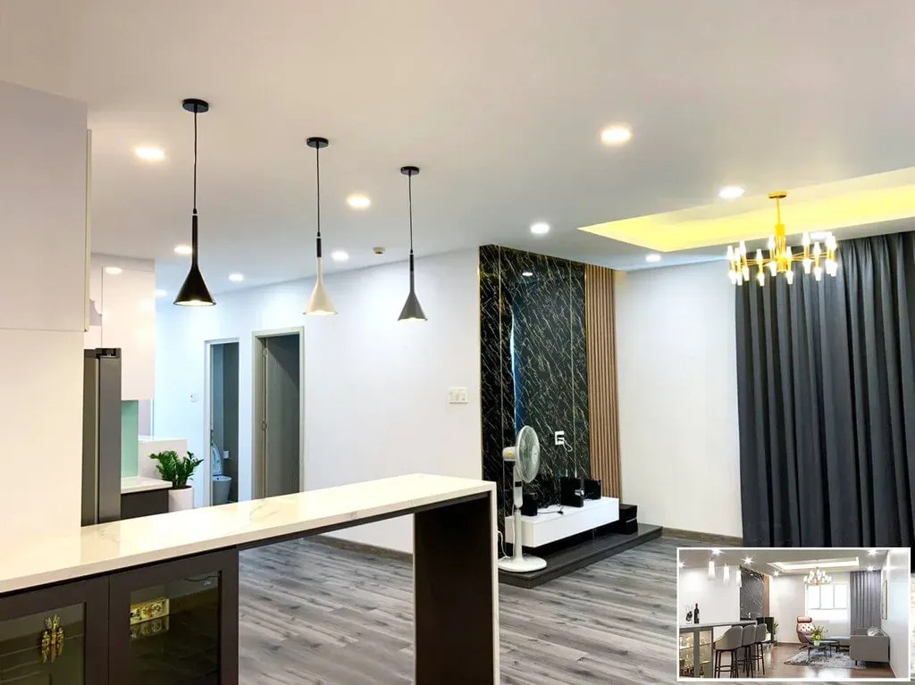 Phòng khách - Căn hộ Tân Phước Plaza Quận 11 - Phong cách Modern | Space T