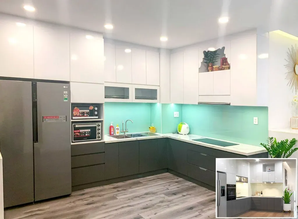 Phòng bếp - Căn hộ Tân Phước Plaza Quận 11 - Phong cách Modern | Space T