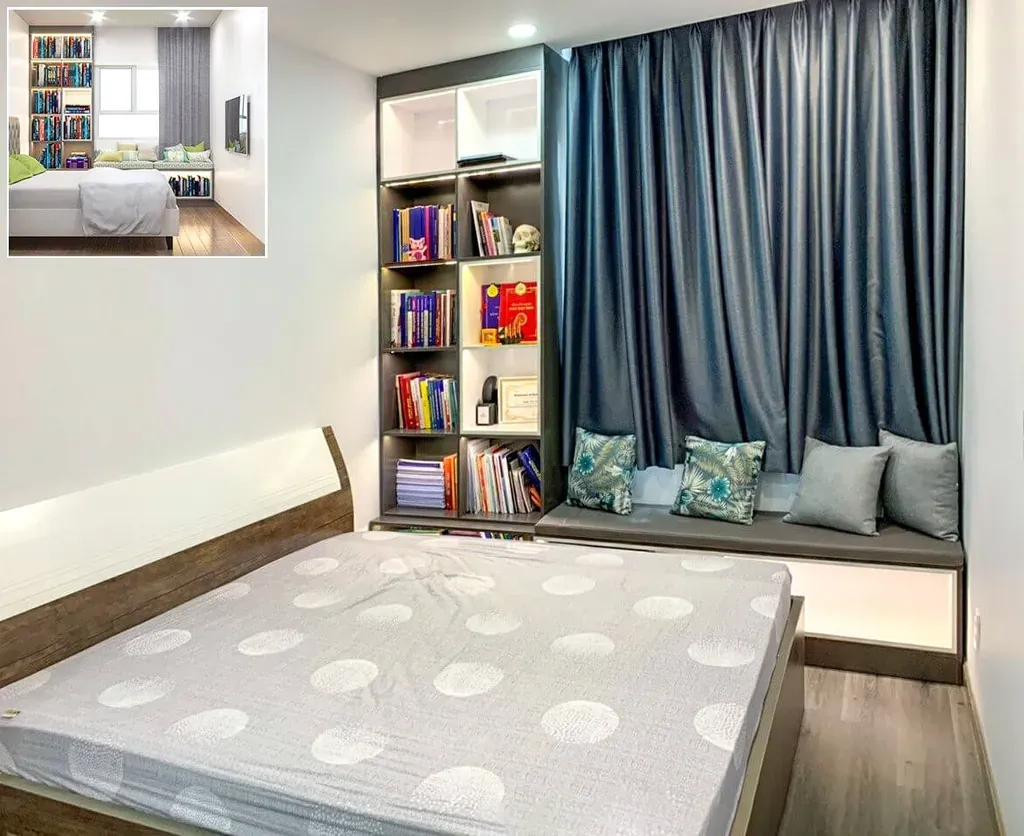 Phòng ngủ - Căn hộ Tân Phước Plaza Quận 11 - Phong cách Modern | Space T