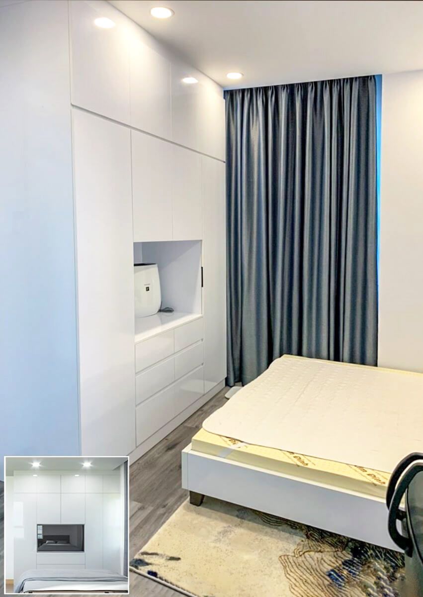 Phòng ngủ - Căn hộ Tân Phước Plaza Quận 11 - Phong cách Modern  | Space T