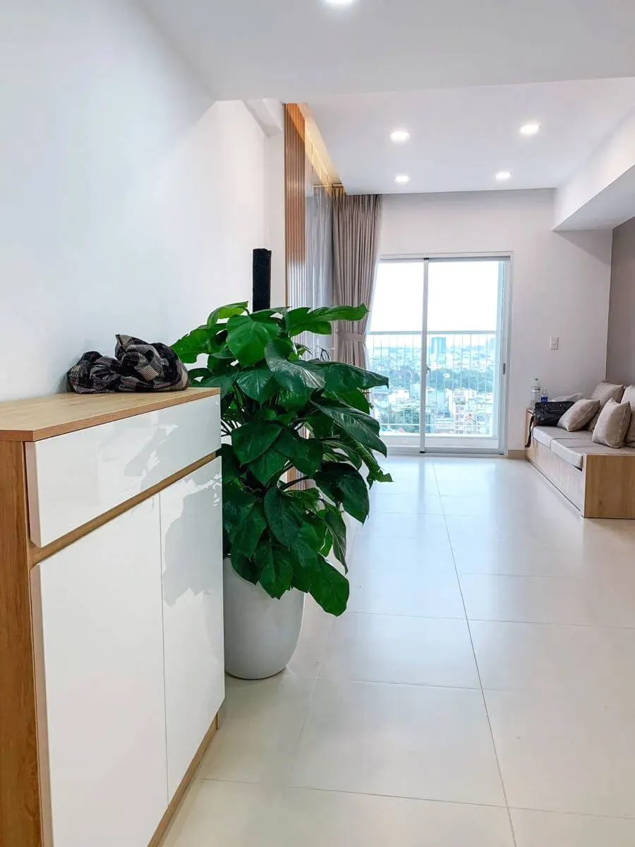 Phòng khách, Lối vào - Căn hộ Carillon 7 Quận Tân Phú - Phong cách Modern | Space T