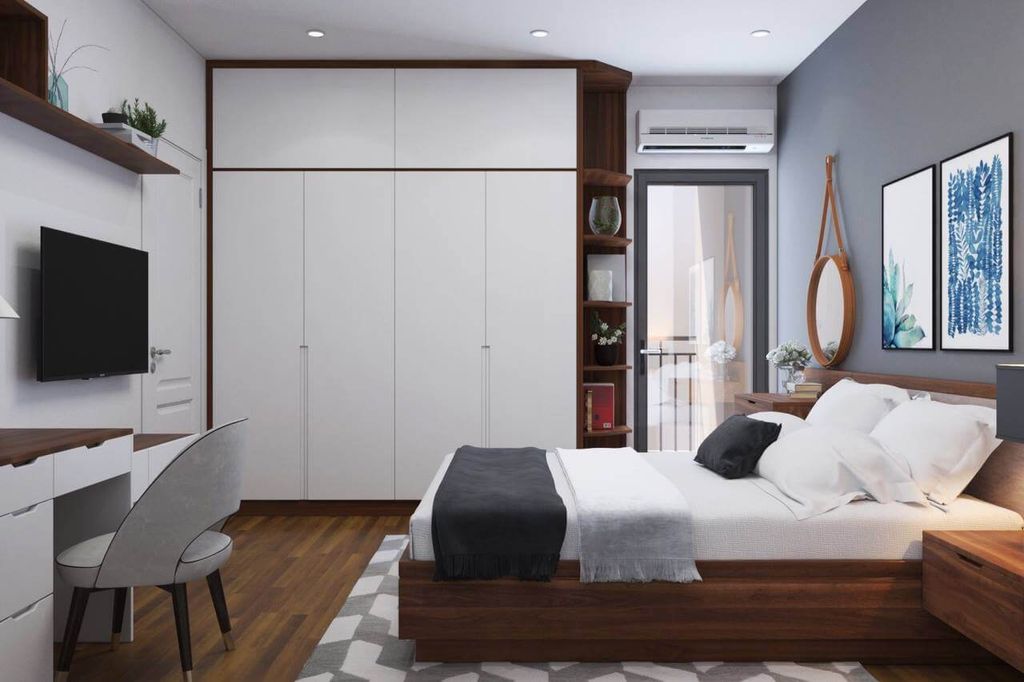 Phòng ngủ - Căn hộ Tara Residence Quận 8 - Phong cách Modern  | Space T