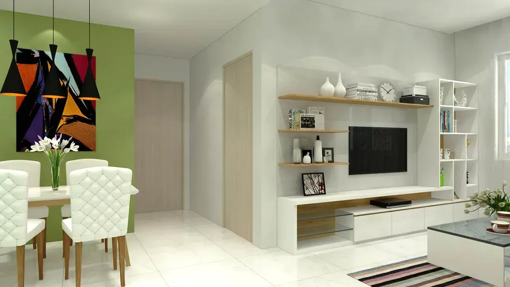 Phòng khách - Căn hộ chung cư tại Cần Thơ - Phong cách Modern | Space T