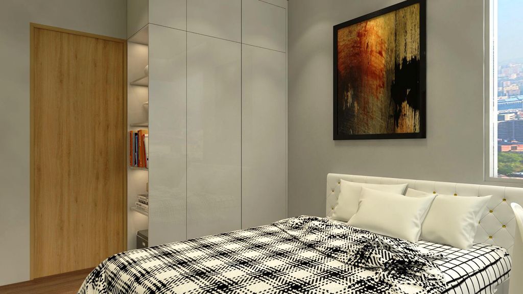 Phòng ngủ - Căn hộ chung cư tại Cần Thơ - Phong cách Modern  | Space T