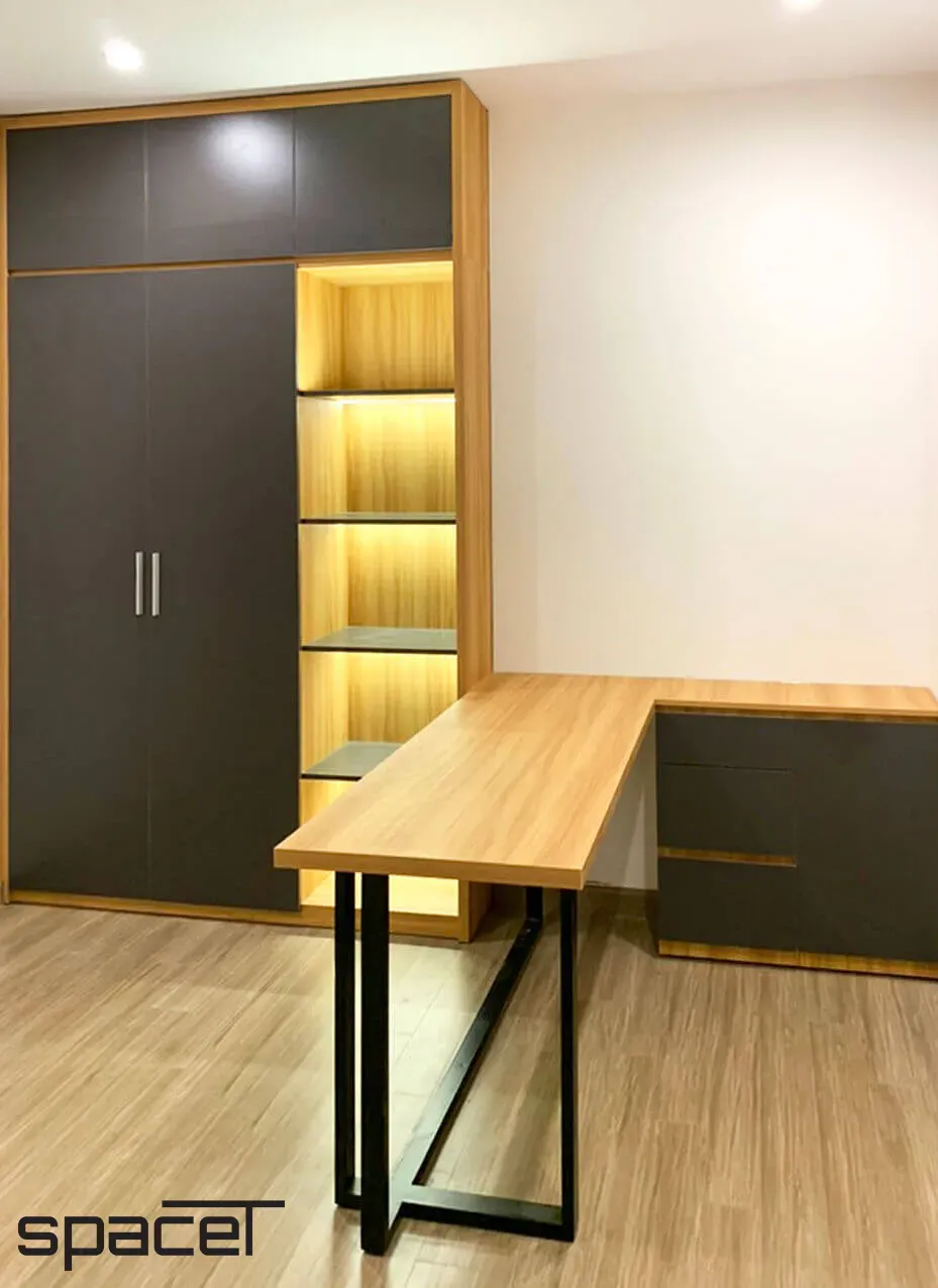 Phòng làm việc - Căn hộ The Origami (Vinhomes) - Phong cách Modern | Space T