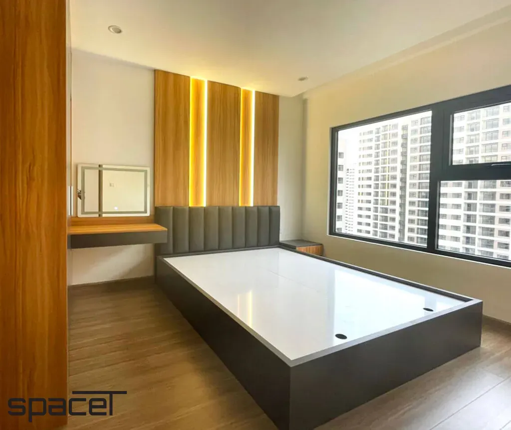 Phòng ngủ - Căn hộ The Origami (Vinhomes) - Phong cách Modern | Space T