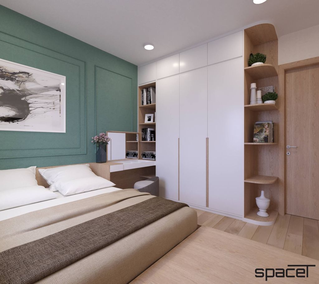 Phòng ngủ - Căn hộ An Gia Riverside - Phong cách Modern  | Space T