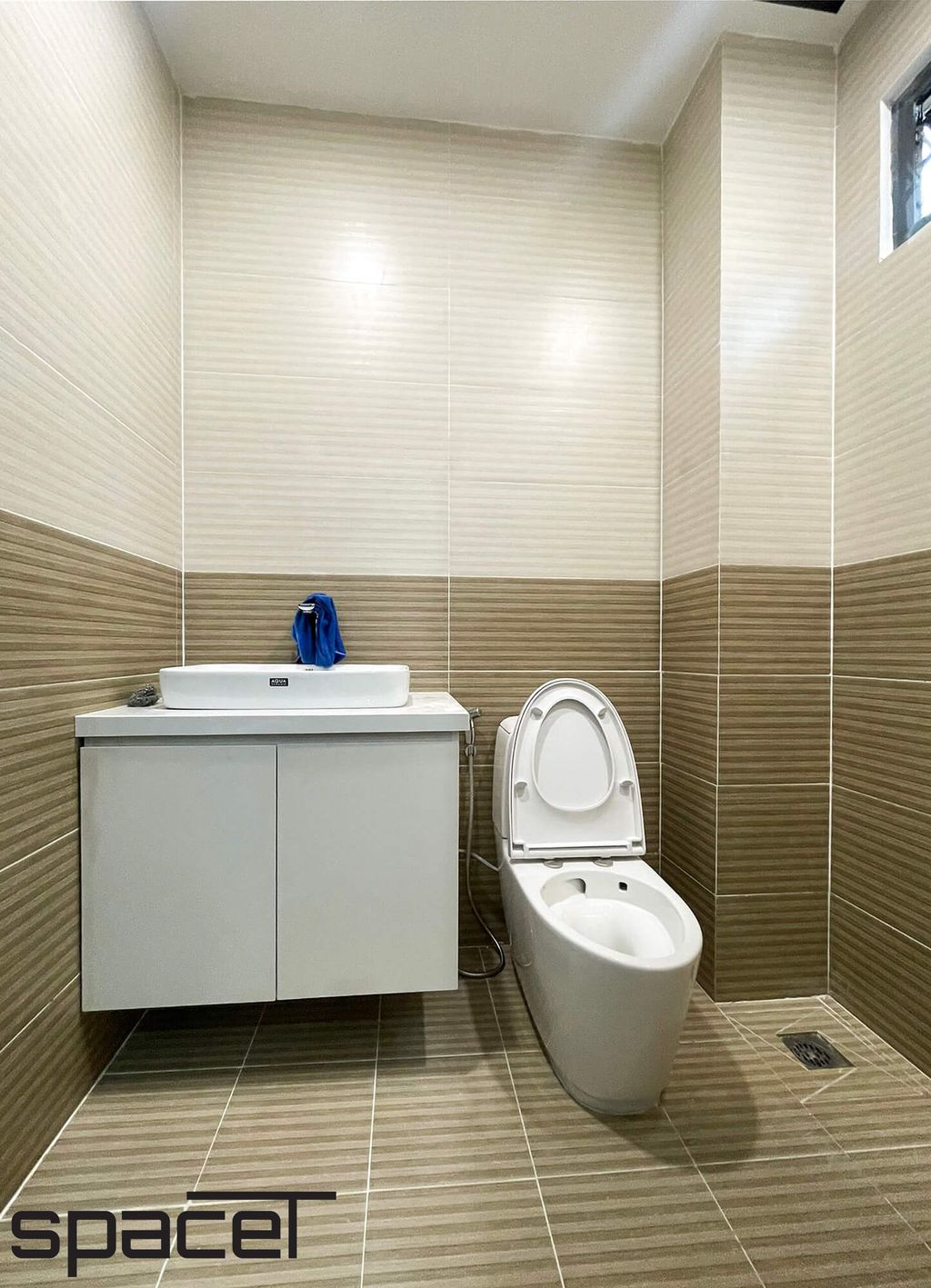 Phòng tắm - Nhà phố 100m2 tại Biên Hòa Đồng Nai - Phong cách Modern  | Space T