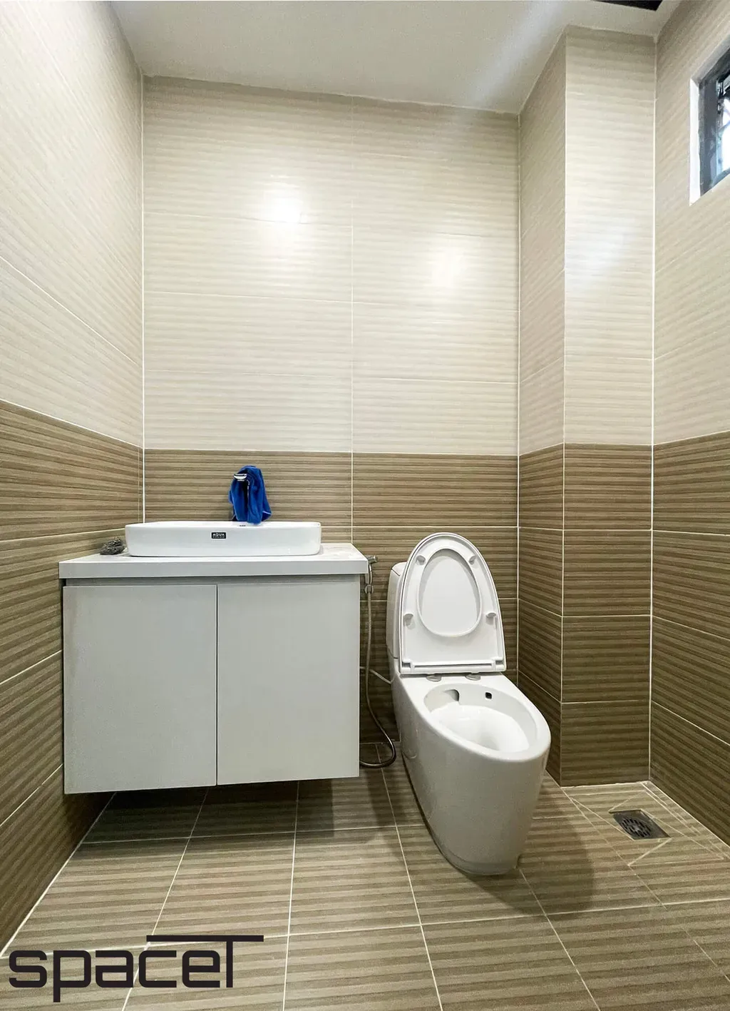Phòng tắm - Nhà phố 100m2 tại Biên Hòa Đồng Nai - Phong cách Modern | Space T