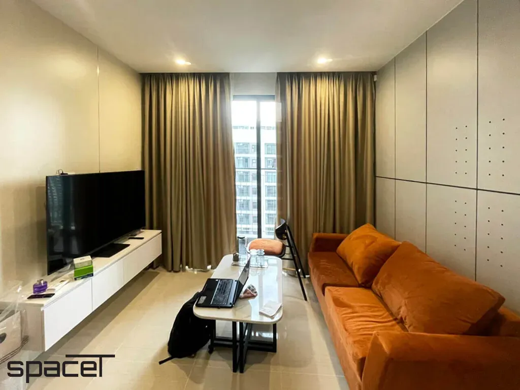 Phòng khách - Căn hộ The Origami (Vinhomes Grand Park) - Phong cách Modern | Space T
