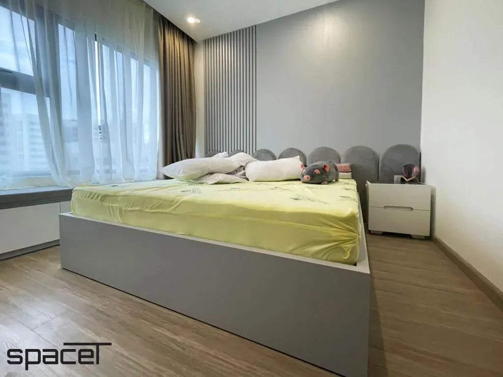 Phòng ngủ - Căn hộ The Origami (Vinhomes Grand Park) - Phong cách Modern | Space T