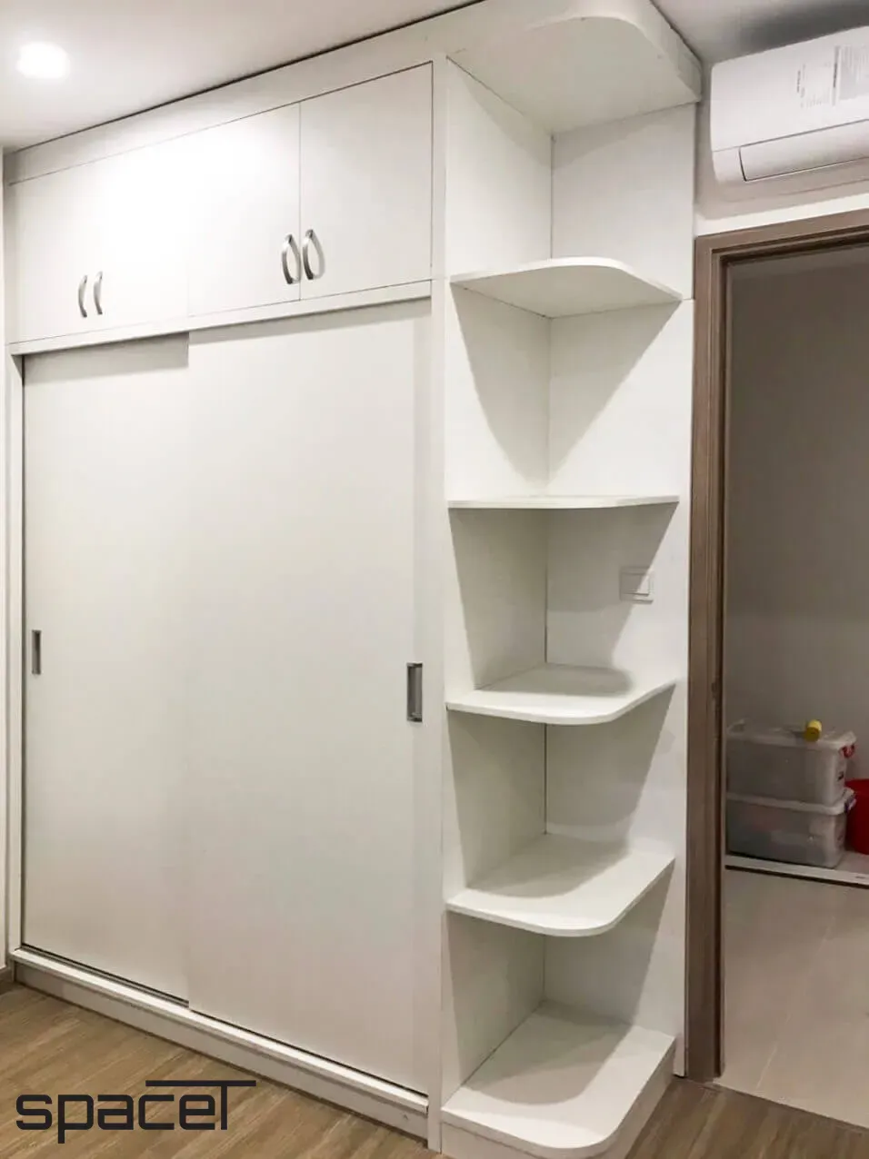 Phòng ngủ - Căn hộ The Origami (Vinhomes Quận 9) - Phong cách Modern | Space T