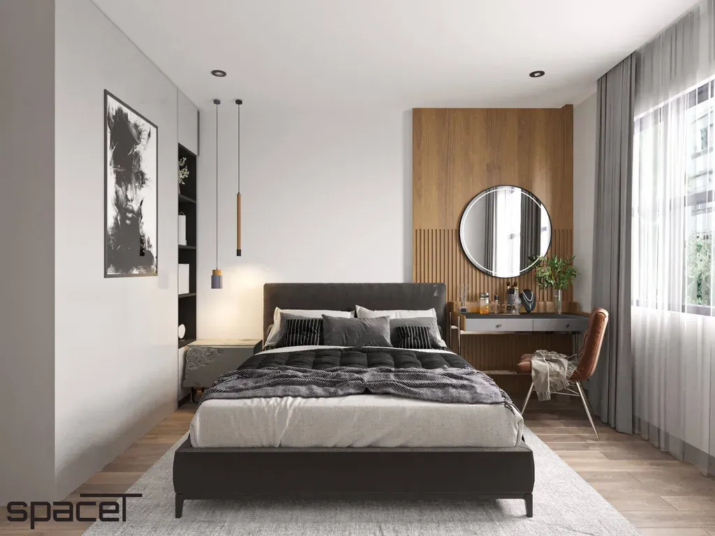 Phòng ngủ - Căn hộ Precia Quận 2 - Phong cách Modern | Space T