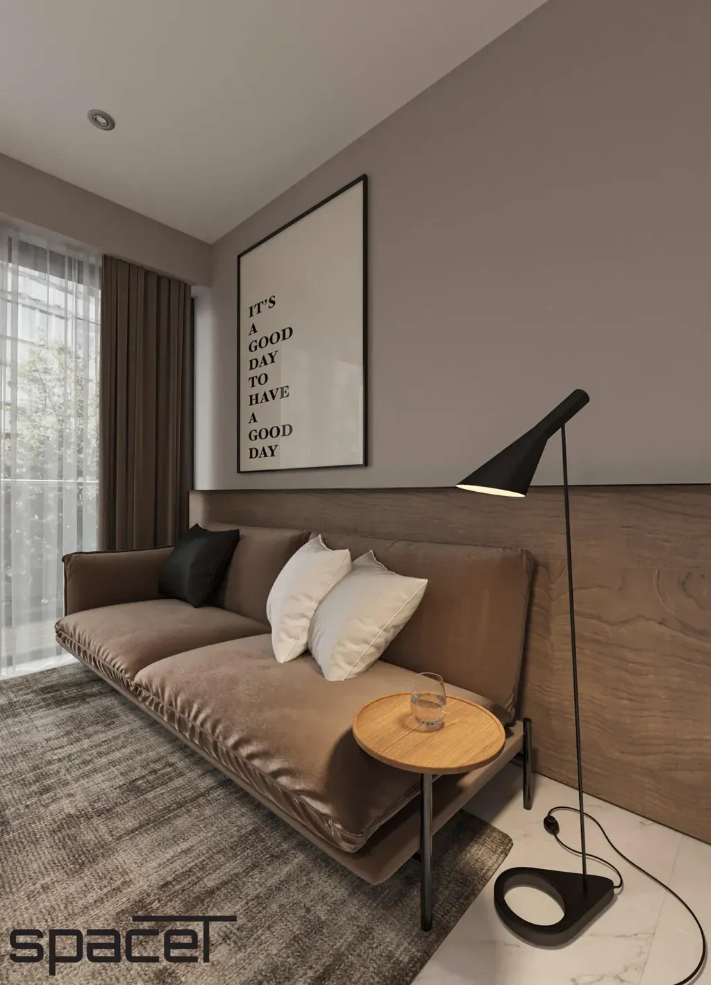 Phòng khách - Căn hộ Precia Quận 2 - Phong cách Modern | Space T