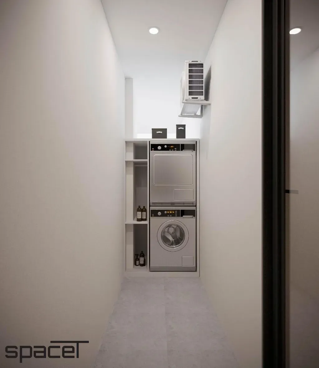 Phòng giặt - Căn hộ Orient Apartment Quận 4 - Phong cách Modern | Space T