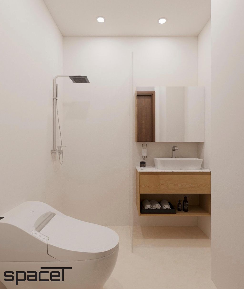 Phòng tắm - Căn hộ Orient Apartment Quận 4 - Phong cách Modern  | Space T