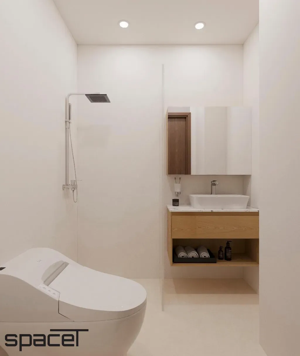 Phòng tắm - Căn hộ Orient Apartment Quận 4 - Phong cách Modern | Space T