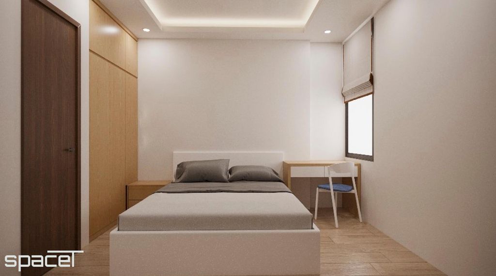 Phòng ngủ - Căn hộ Orient Apartment Quận 4 - Phong cách Modern  | Space T