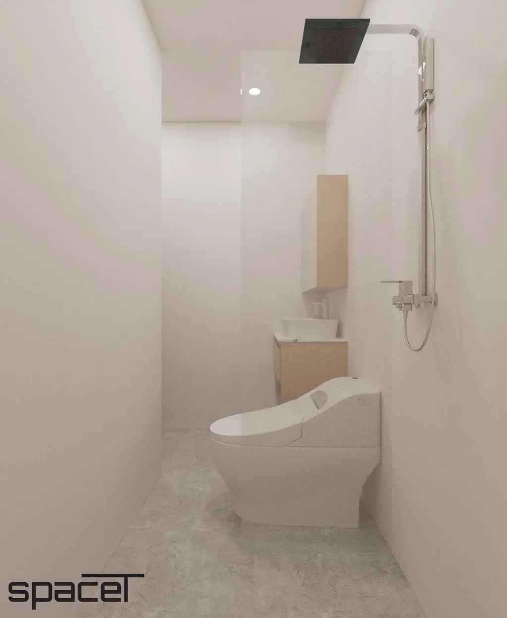 Phòng tắm - Căn hộ Orient Apartment Quận 4 - Phong cách Modern | Space T