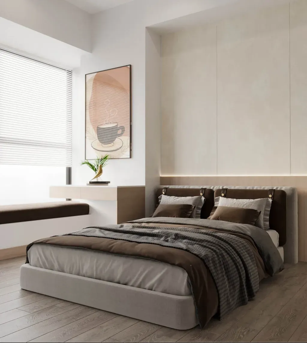 Phòng ngủ - Căn hộ Midtown (The Peak) - Phong cách Modern | Space T