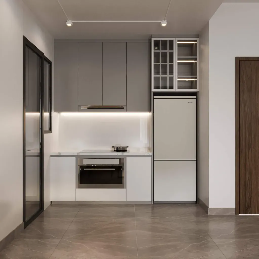Phòng bếp - Căn hộ Midtown (The Peak) - Phong cách Modern | Space T