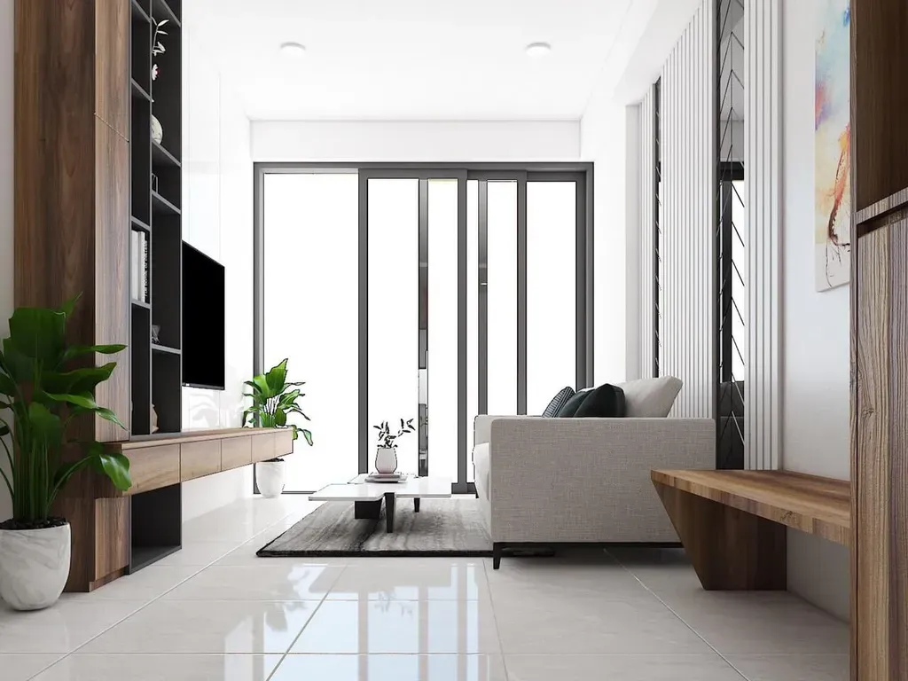 Phòng khách - Căn hộ Ricca Quận 9 - Phong cách Modern | Space T