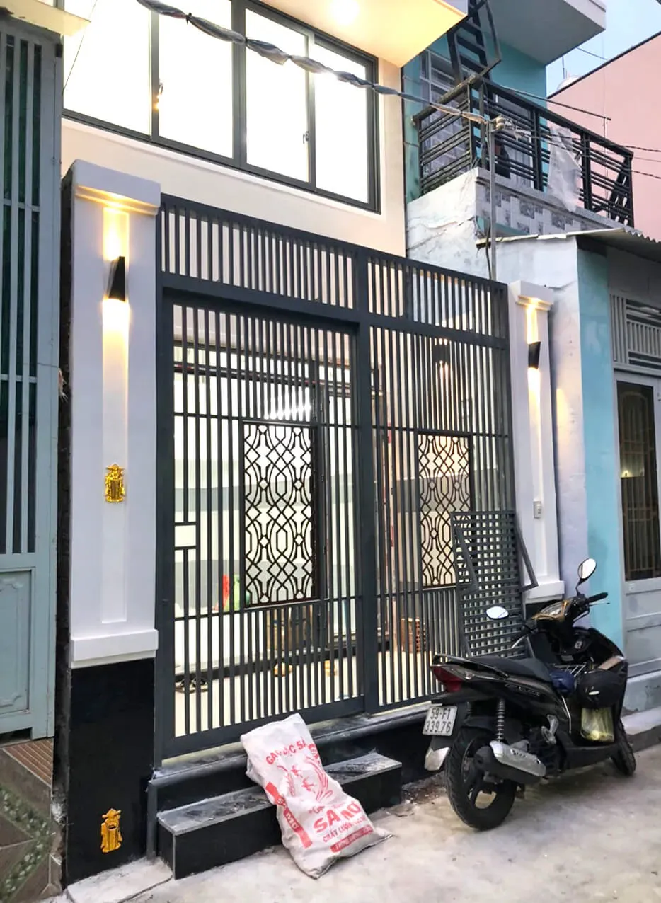 Mặt tiền - Thi công xây dựng Nhà phố đường Mễ Cốc Quận 8 | Space T