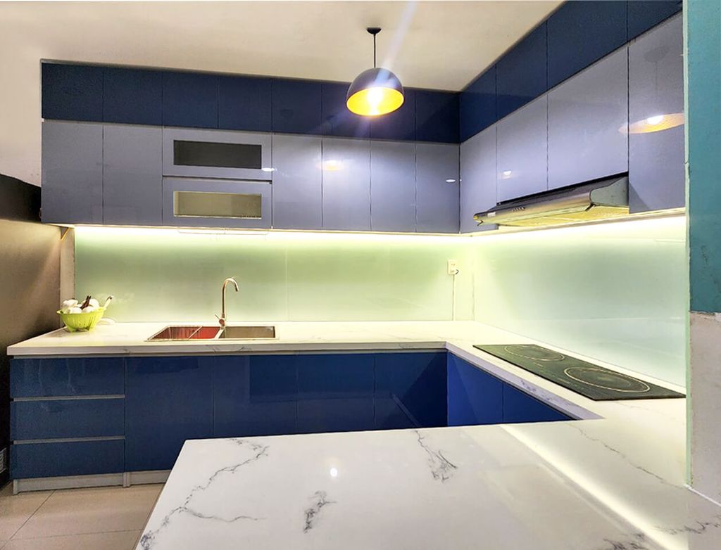 Phòng bếp - Phòng bếp Căn hộ chung cư Hạnh Phúc - Phong cách Modern  | Space T