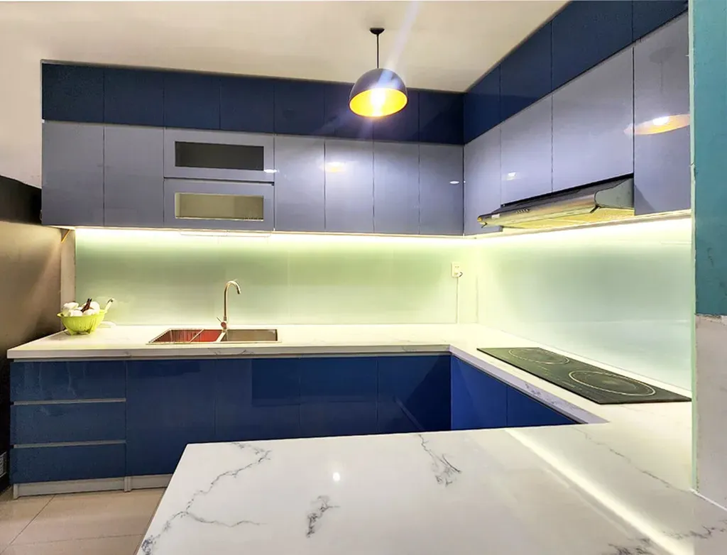 Phòng bếp - Phòng bếp Căn hộ chung cư Hạnh Phúc - Phong cách Modern | Space T