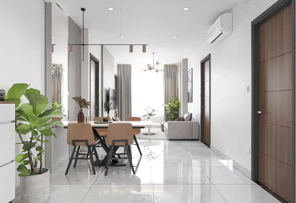 Phòng ăn - Căn hộ Midtown - Phong cách Modern | Space T
