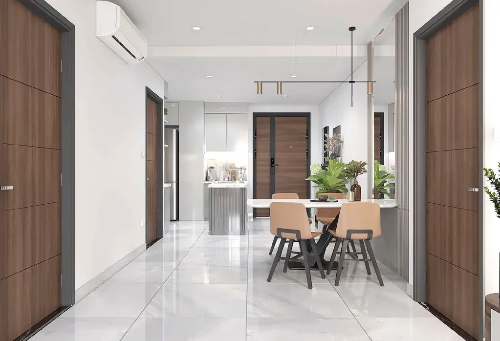 Phòng ăn - Căn hộ Midtown - Phong cách Modern | Space T