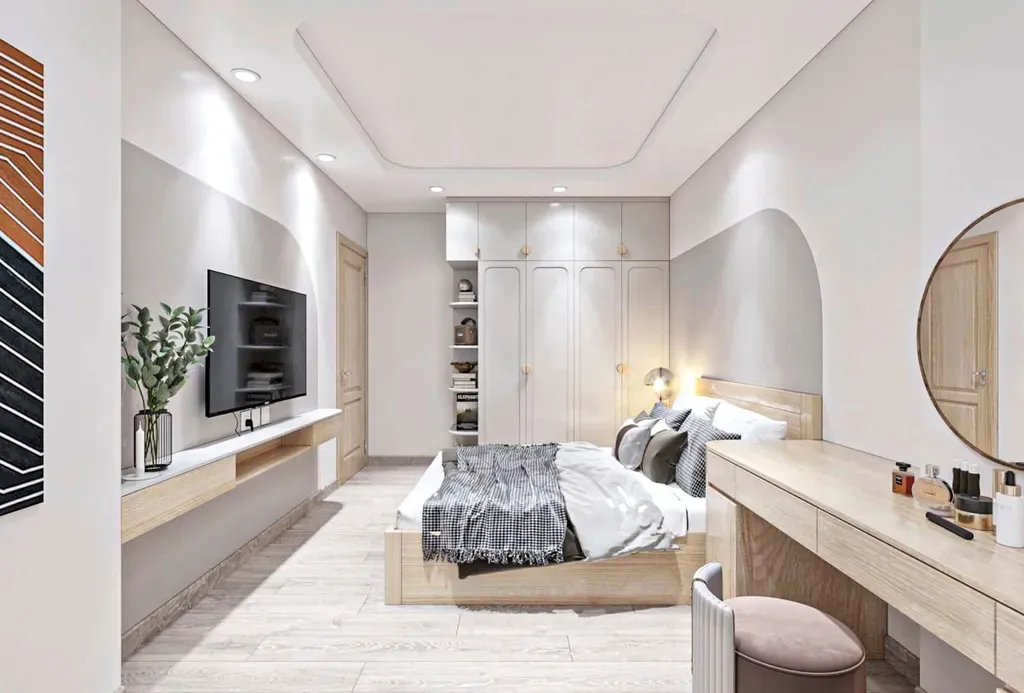 Phòng ngủ - Căn hộ 1PN Midtown Quận 7 - Phong cách Modern | Space T