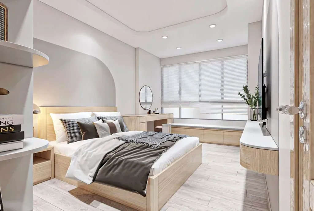 Phòng ngủ - Căn hộ 1PN Midtown Quận 7 - Phong cách Modern | Space T