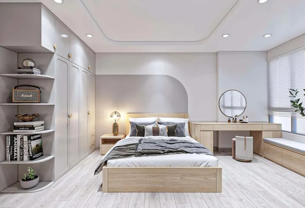 Phòng ngủ - Căn hộ 1PN Midtown Quận 7 - Phong cách Modern | Space T