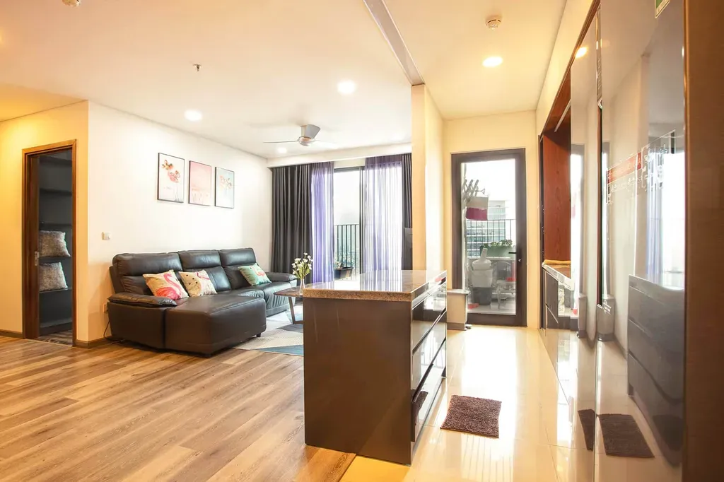 Phòng khách, Phòng bếp - Căn hộ Hà Đô Centrosa Garden - Phong cách Modern | Space T