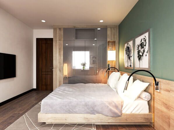 Phòng ngủ - Nhà phố Quy Nhơn - Phong cách Modern  | Space T
