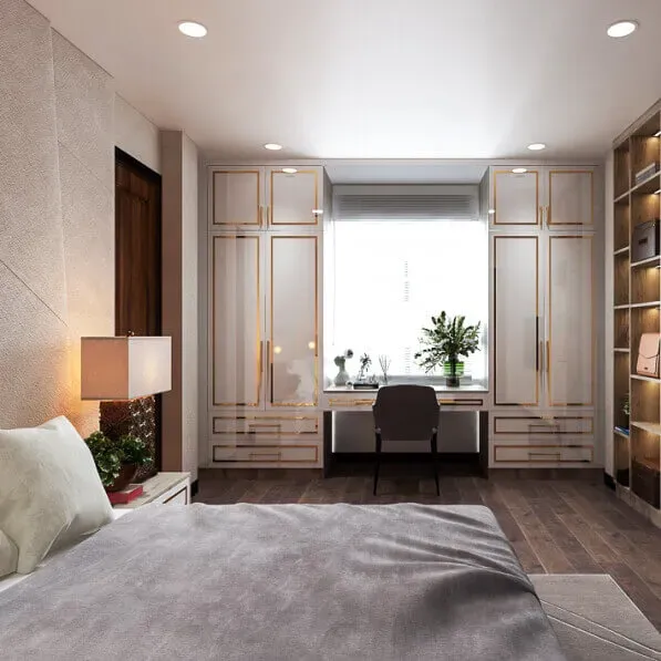 Phòng ngủ - Nhà phố Quy Nhơn - Phong cách Modern | Space T