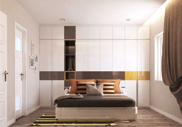 Phòng ngủ - Căn hộ Q7 Saigon Riverside - Phong cách Modern  | Space T