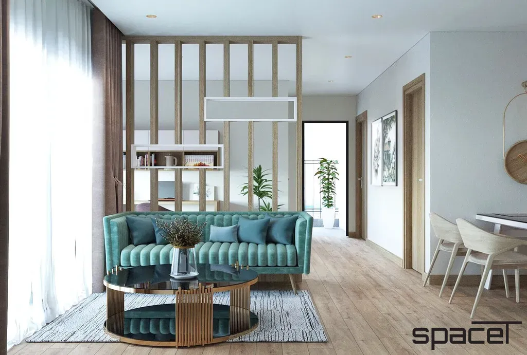 Phòng khách - Căn hộ Vinhomes Origami Q.9 - Phong cách Modern | Space T