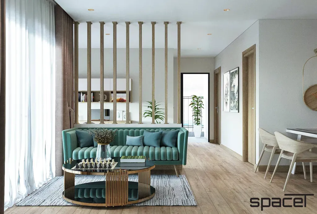 Phòng khách - Căn hộ Vinhomes Origami Q.9 - Phong cách Modern | Space T