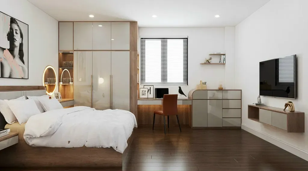 Phòng ngủ - Nhà phố Quận 7 - Phong cách Modern | Space T