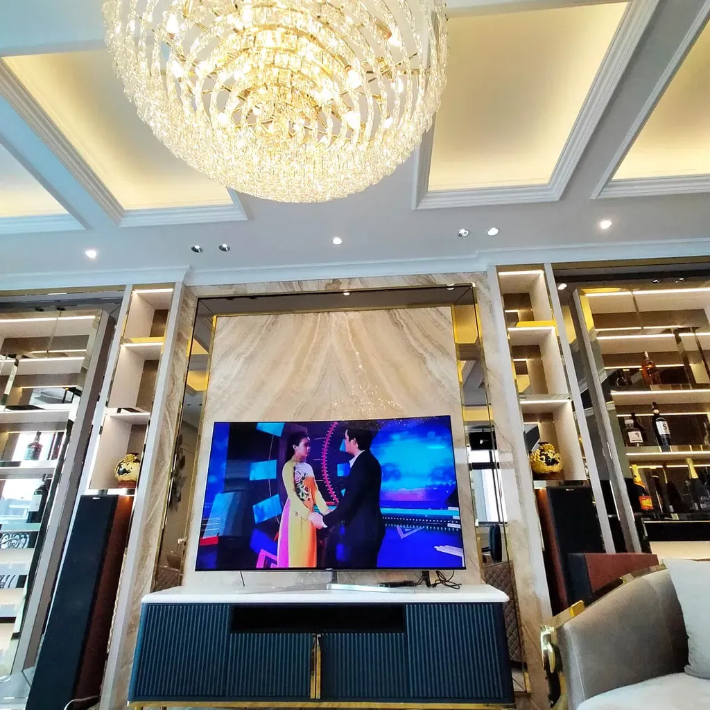 Phòng khách - Biệt thự liền kề Vạn Phúc City - Phong cách Neo Classic | Space T