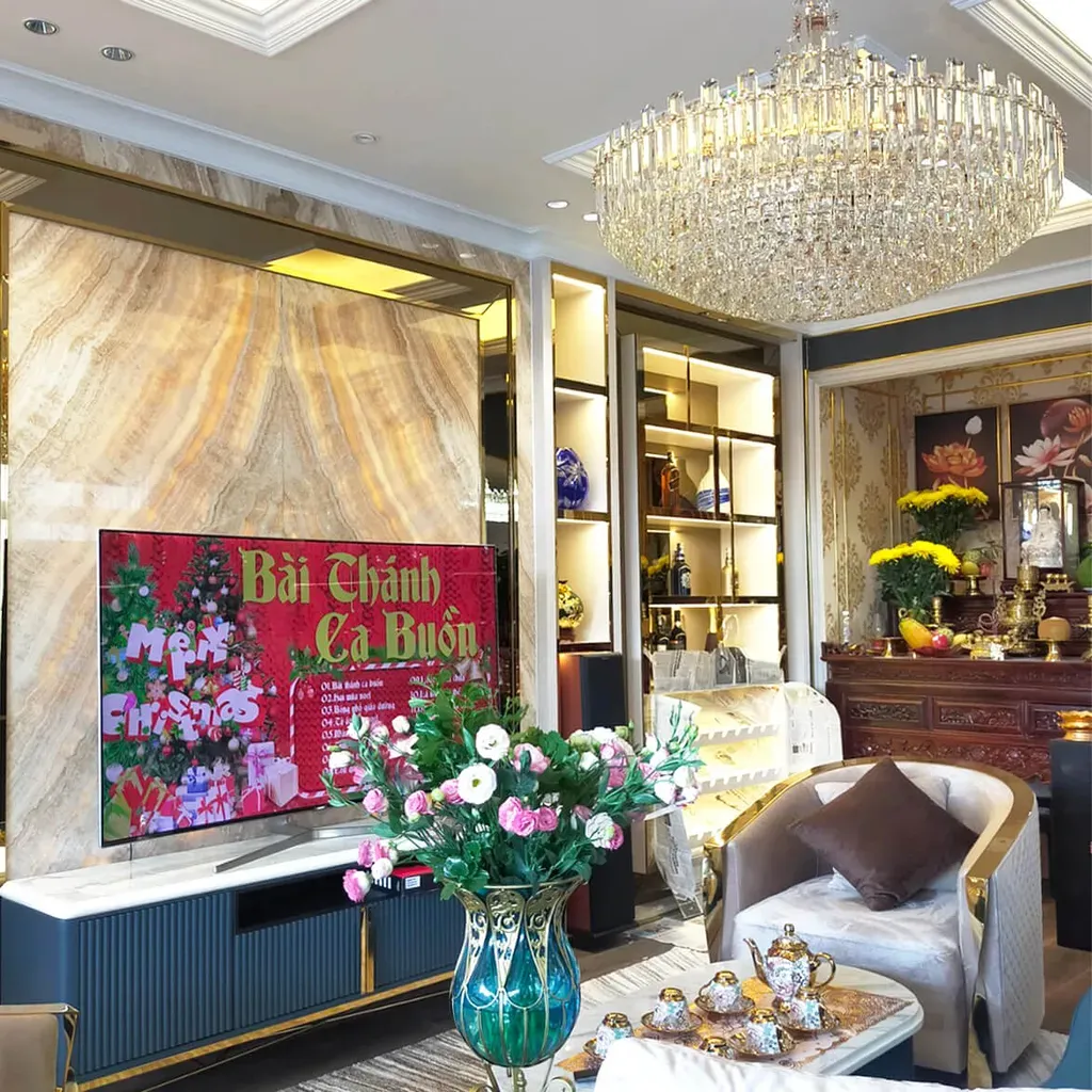 Phòng khách - Biệt thự liền kề Vạn Phúc City - Phong cách Neo Classic | Space T