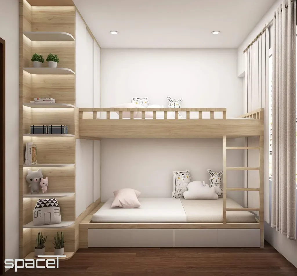 Phòng cho bé - Căn hộ Akari City - Phong cách Japandi | Space T