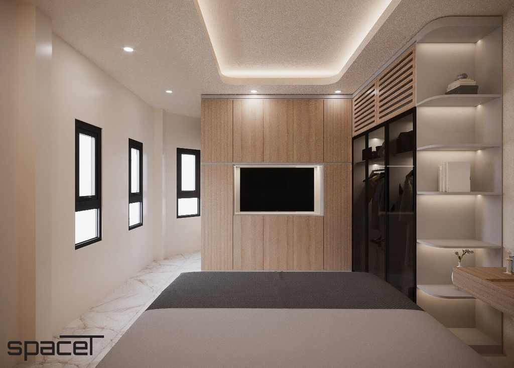 Phòng ngủ - Nhà phố Quận Gò Vấp - Phong cách Modern  | Space T