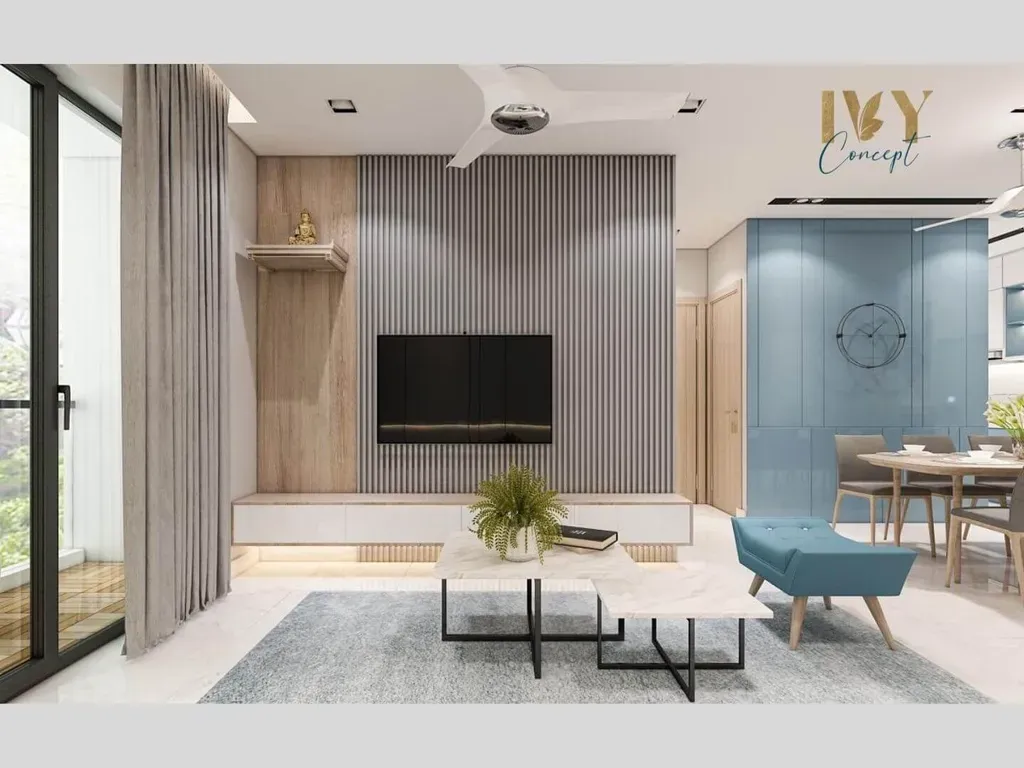 Phòng khách - Căn Hộ Emerald Celadon City - Phong cách Modern | Space T