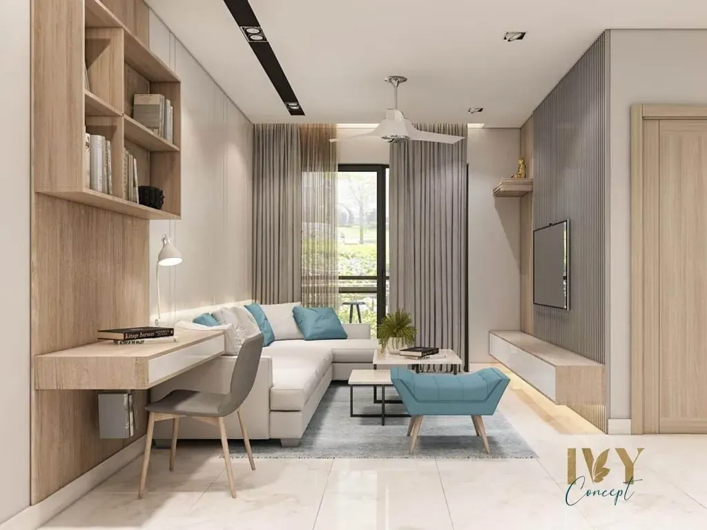 Phòng khách - Căn Hộ Emerald Celadon City - Phong cách Modern | Space T
